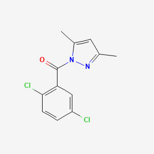 molecular formula C12H10Cl2N2O B5842575 1-(2,5-dichlorobenzoyl)-3,5-dimethyl-1H-pyrazole 