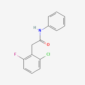 molecular formula C14H11ClFNO B5842580 2-(2-chloro-6-fluorophenyl)-N-phenylacetamide 