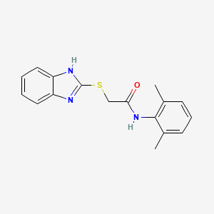 2-(1H-benzimidazol-2-ylthio)-N-(2,6-dimethylphenyl)acetamide