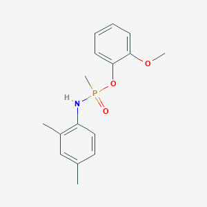 molecular formula C16H20NO3P B5842687 2-methoxyphenyl N-(2,4-dimethylphenyl)-P-methylphosphonamidoate 