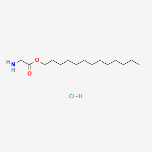 molecular formula C15H32ClNO2 B584271 十三烷基 2-氨基乙酸盐酸盐 CAS No. 94856-88-9
