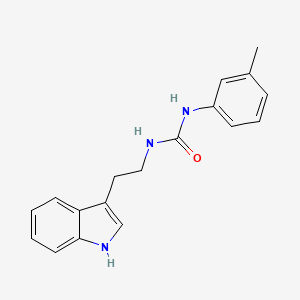molecular formula C18H19N3O B5842714 N-[2-(1H-indol-3-yl)ethyl]-N'-(3-methylphenyl)urea 