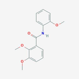 molecular formula C16H17NO4 B5842761 2,3-dimethoxy-N-(2-methoxyphenyl)benzamide 