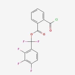 molecular formula C15H6ClF5O3 B584279 o-(Pentafluorobenzyloxycarbonyl)benzoyl chloride CAS No. 1262207-98-6