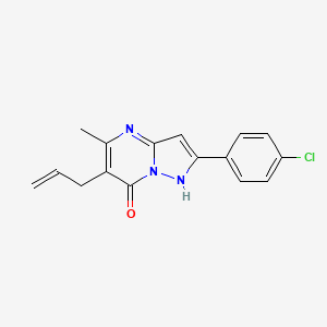 6-allyl-2-(4-chlorophenyl)-5-methylpyrazolo[1,5-a]pyrimidin-7-ol