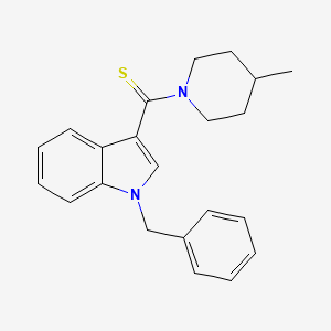 1-benzyl-3-[(4-methyl-1-piperidinyl)carbonothioyl]-1H-indole