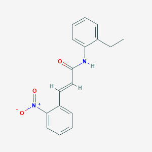 N-(2-ethylphenyl)-3-(2-nitrophenyl)acrylamide