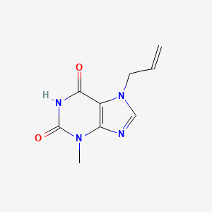 molecular formula C9H10N4O2 B5842859 7-allyl-3-methyl-3,7-dihydro-1H-purine-2,6-dione 