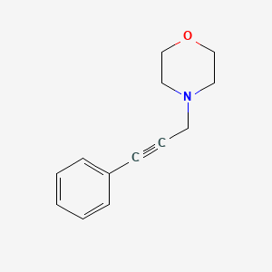 molecular formula C13H15NO B5842875 4-(3-phenyl-2-propyn-1-yl)morpholine CAS No. 1017-73-8