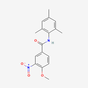 molecular formula C17H18N2O4 B5842877 N-mesityl-4-methoxy-3-nitrobenzamide CAS No. 349085-83-2