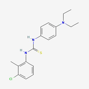 N-(3-chloro-2-methylphenyl)-N'-[4-(diethylamino)phenyl]thiourea
