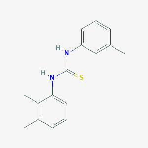 molecular formula C16H18N2S B5842976 N-(2,3-dimethylphenyl)-N'-(3-methylphenyl)thiourea 
