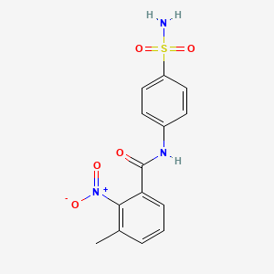 N-[4-(aminosulfonyl)phenyl]-3-methyl-2-nitrobenzamide