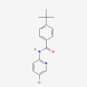 molecular formula C16H17BrN2O B5843021 N-(5-bromo-2-pyridinyl)-4-tert-butylbenzamide CAS No. 314030-00-7