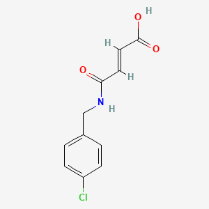 molecular formula C11H10ClNO3 B5843035 4-[(4-chlorobenzyl)amino]-4-oxo-2-butenoic acid 