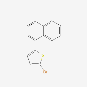 B584304 2-Bromo-5-(naphthalen-1-yl)thiophene CAS No. 148875-82-5