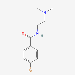 molecular formula C11H15BrN2O B5843047 4-bromo-N-[2-(dimethylamino)ethyl]benzamide 