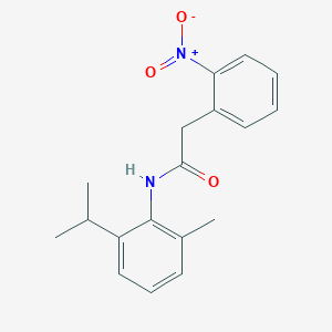 molecular formula C18H20N2O3 B5843168 N-(2-isopropyl-6-methylphenyl)-2-(2-nitrophenyl)acetamide 