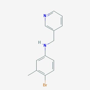 molecular formula C13H13BrN2 B5843249 (4-bromo-3-methylphenyl)(3-pyridinylmethyl)amine 