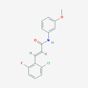 3-(2-chloro-6-fluorophenyl)-N-(3-methoxyphenyl)acrylamide