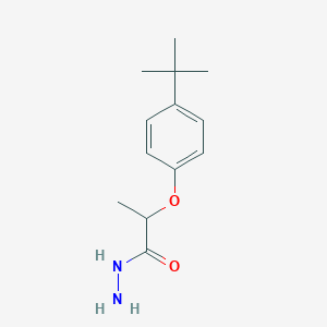 molecular formula C13H20N2O2 B058433 2-(4-叔丁基苯氧基)丙酰肼 CAS No. 125096-56-2