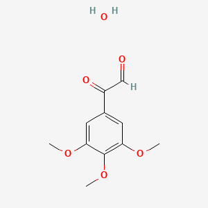 molecular formula C11H14O6 B584337 3,4,5-Trimethoxyphenylglyoxal hydrate CAS No. 150114-69-5