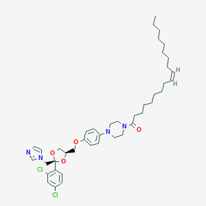 molecular formula C42H58Cl2N4O4 B058434 Ketoconazole oleate CAS No. 121917-58-6