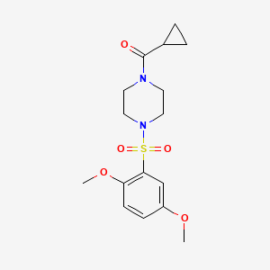 1-(cyclopropylcarbonyl)-4-[(2,5-dimethoxyphenyl)sulfonyl]piperazine