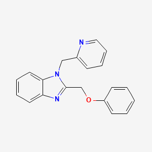 2-(phenoxymethyl)-1-(2-pyridinylmethyl)-1H-benzimidazole