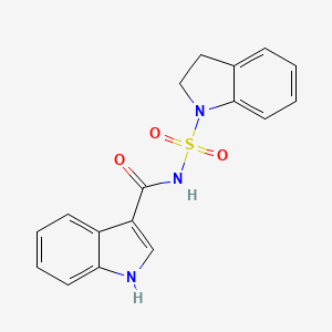N-(2,3-dihydro-1H-indol-1-ylsulfonyl)-1H-indole-3-carboxamide