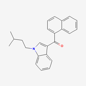 molecular formula C24H23NO B584344 JWH 018 N-(3-methylbutyl) isomer CAS No. 1346604-93-0