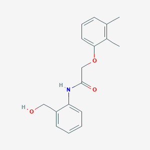 molecular formula C17H19NO3 B5843457 2-(2,3-dimethylphenoxy)-N-[2-(hydroxymethyl)phenyl]acetamide 