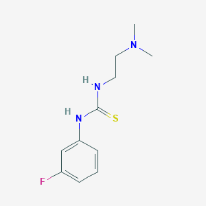 N-[2-(dimethylamino)ethyl]-N'-(3-fluorophenyl)thiourea