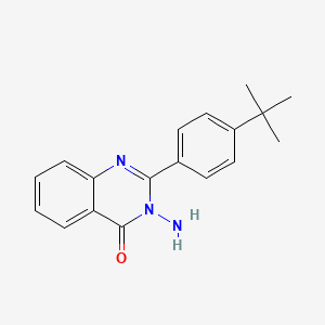 molecular formula C18H19N3O B5843478 3-amino-2-(4-tert-butylphenyl)-4(3H)-quinazolinone 