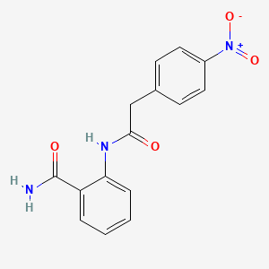 2-{[(4-nitrophenyl)acetyl]amino}benzamide