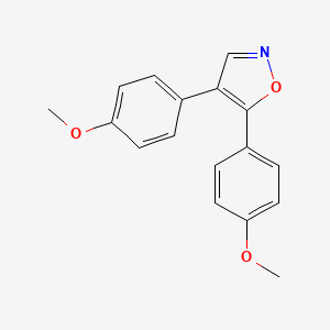 molecular formula C17H15NO3 B5843609 4,5-双(4-甲氧基苯基)异恶唑 