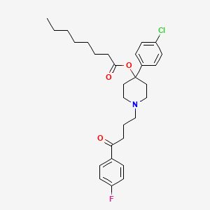 molecular formula C29H37ClFNO3 B584362 Haloperidol octanoate CAS No. 1134807-34-3