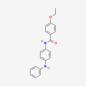 molecular formula C21H20N2O2 B5843707 N-(4-anilinophenyl)-4-ethoxybenzamide 