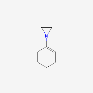 B584371 1-(Cyclohex-1-en-1-yl)aziridine CAS No. 153616-85-4