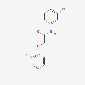 molecular formula C16H16BrNO2 B5843735 N-(3-bromophenyl)-2-(2,4-dimethylphenoxy)acetamide 