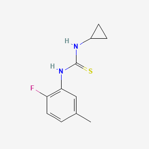 N-cyclopropyl-N'-(2-fluoro-5-methylphenyl)thiourea