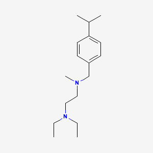 molecular formula C17H30N2 B5843751 N,N-diethyl-N'-(4-isopropylbenzyl)-N'-methyl-1,2-ethanediamine 