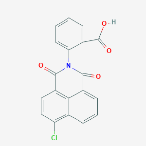 molecular formula C19H10ClNO4 B5843771 2-(6-chloro-1,3-dioxo-1H-benzo[de]isoquinolin-2(3H)-yl)benzoic acid 