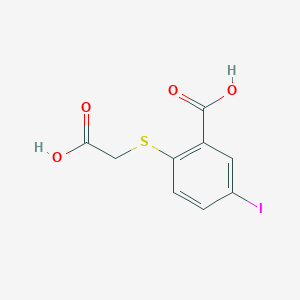 2-[(carboxymethyl)thio]-5-iodobenzoic acid