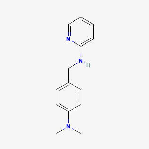 molecular formula C14H17N3 B5844004 N-[4-(dimethylamino)benzyl]-2-pyridinamine 