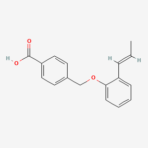 4-{[2-(1-propen-1-yl)phenoxy]methyl}benzoic acid