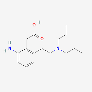 2-(2-Amino-6-(2-(dipropylamino)ethyl)phenyl)acetic acid