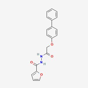 N'-[2-(4-biphenylyloxy)acetyl]-2-furohydrazide