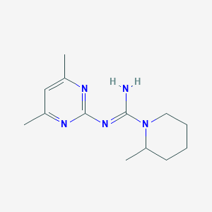 N-(4,6-dimethyl-2-pyrimidinyl)-2-methyl-1-piperidinecarboximidamide