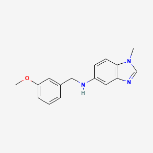 N-(3-methoxybenzyl)-1-methyl-1H-benzimidazol-5-amine